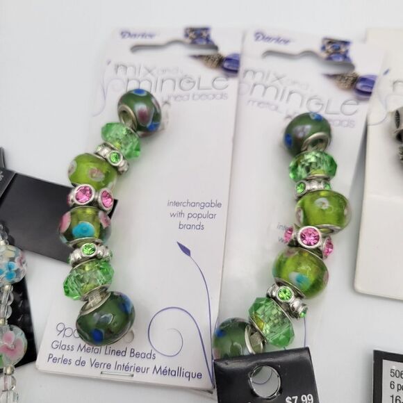 New High Quality Art Glass & Metal Beads Assorted Lot - Picture 4 of 14